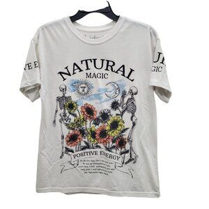 Weekend Warriors Natural Magic Positive Vibes Religious Tarot Graphic Tee Size M